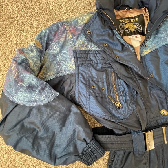 Descente Vintage 90’s Printed Ski Suit Size 8 - Picture 9 of 15